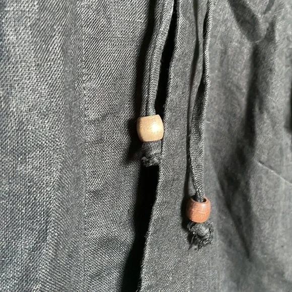 VINTAGE HAROLD’S 100% Linen Single Button Short Sleeve Cardigan - Picture 4 of 6